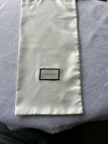 Cream satin dust bag gucci - satin,