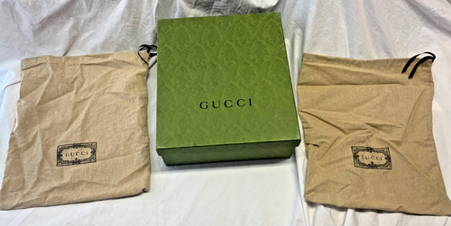 Gucci boot box packaging and