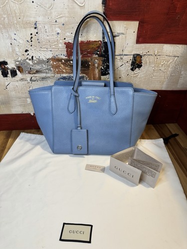 Gucci swing leather tote bag - leather,