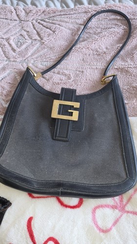 Gucci black leather shoulder - gucci,
