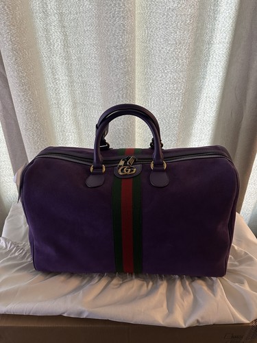 Gucci savoy dark purple suede - gucci,
