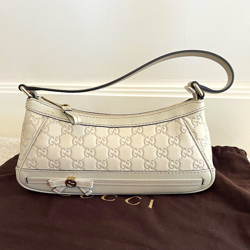 Gucci ivory leather - gg,