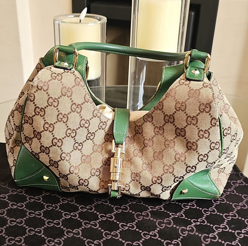 Gucci canvas jackie small - gg,