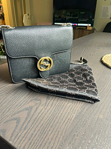 Gucci black leather - gucci, mini