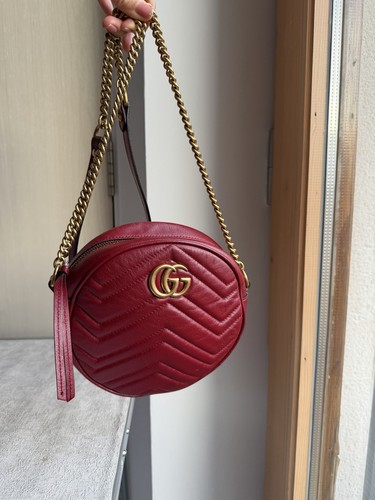 Gucci marmont red mini - gucci,