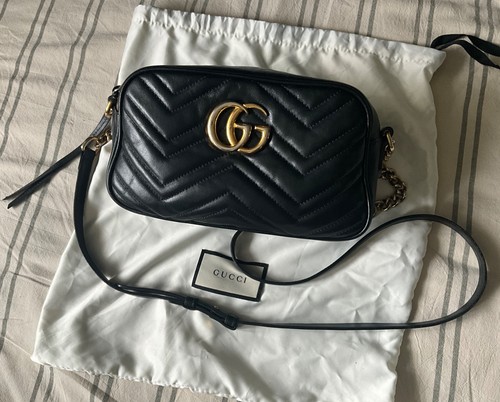 Gucci marmont bag black - gucci,