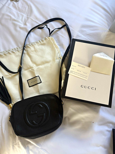 Gucci soho black pebbled - soho,