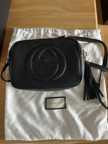 Gucci soho disco black leather - gucci,