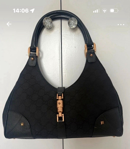 Gucci monogram black canvas - monogram,