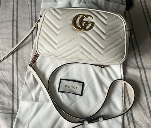 Gucci marmont bag cream - gucci,