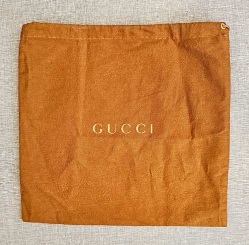Gucci brown cotton logo - gucci,