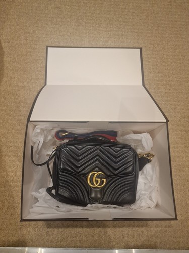 Gucci marmont leather handbag - gucci,