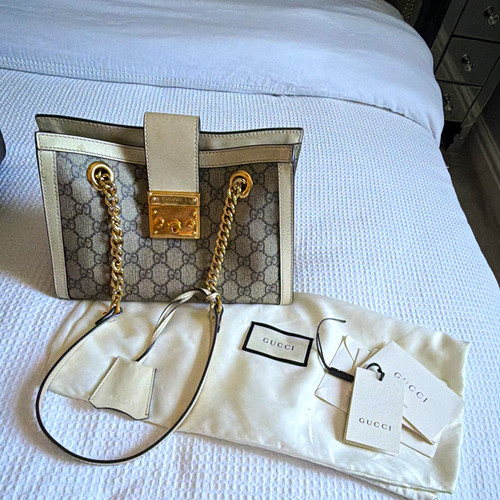 Gucci canvas leather small - gg,