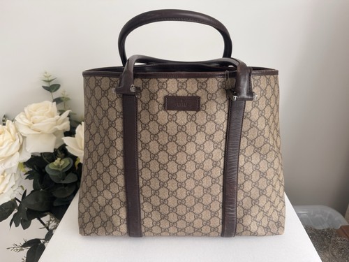 Gucci canvas tote bag - canvas, with