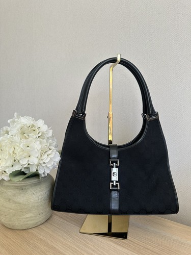Gucci black canvas - gucci,