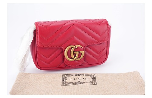 Gucci red quilted chevron - quilted,