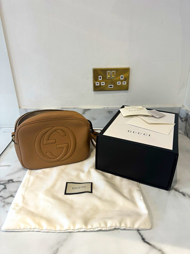Gucci soho disco beige - gucci, leather