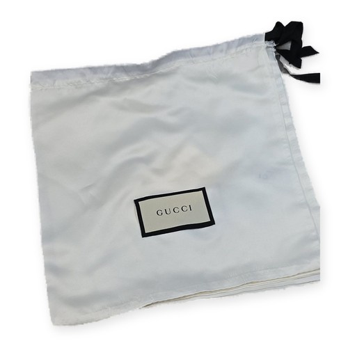 Gucci white drawstring dust - gucci,